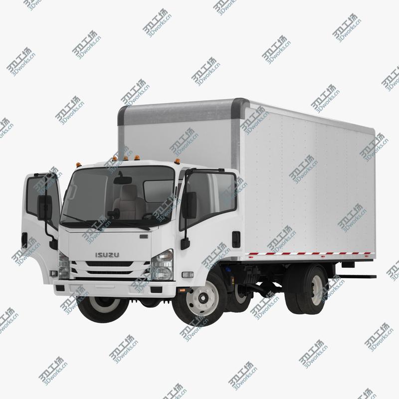 images/goods_img/202104022/Box Truck Isuzu NPR 2018 Rigged 3D/1.jpg